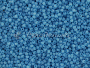 Бисер чешский Preciosa 10/0. Голубой (02132) ASD. 10гр