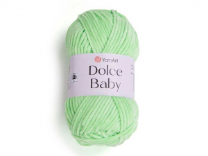 Пряжа YarnArt. Dolce Baby. Салат светлый (850). 50гр.