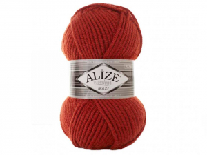 Пряжа Alize Superlana Maxi. 100гр. Терракот (36)