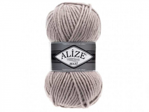 Пряжа Alize Superlana Maxi. 100гр. Пепельный (652)