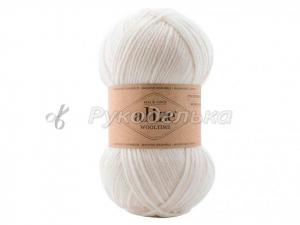 Пряжа Alize Wooltime. 100гр. Белый (55)
