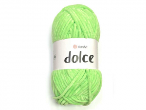 Пряжа YarnArt. Dolce 100гр. Салат светлый (850).
