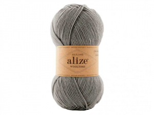 Пряжа Alize Wooltime. 100гр. Серо-бежевый (283)