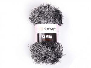 Пряжа YarnArt. Samba (травка) 100гр. Чернобурка (1К64).