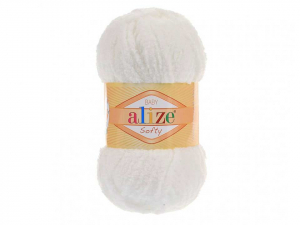 Пряжа Alize Softy. 50гр. Жемчужный (450)
