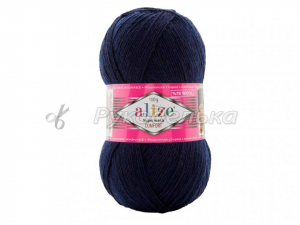 Пряжа Alize Superwash. 100гр. Чернило (958)