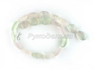 Бусины. Флюорит. Овал 20х15мм. Нить.